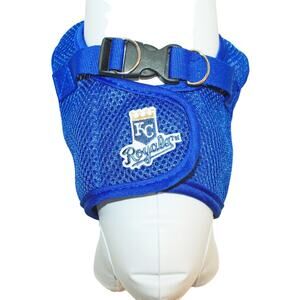 Kansas City Royals MLB Baseball Dog Locking Harness S/M - Pet Vest Small Medium